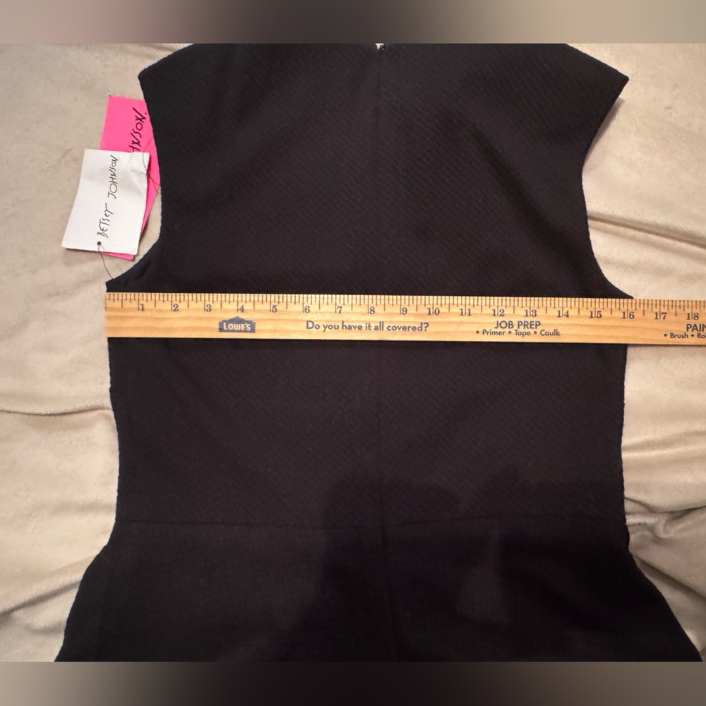Betsey Johnson Black Breakfast at Tiffany’s Dress with Pearl Collar, size 8 - Picture 7 of 10